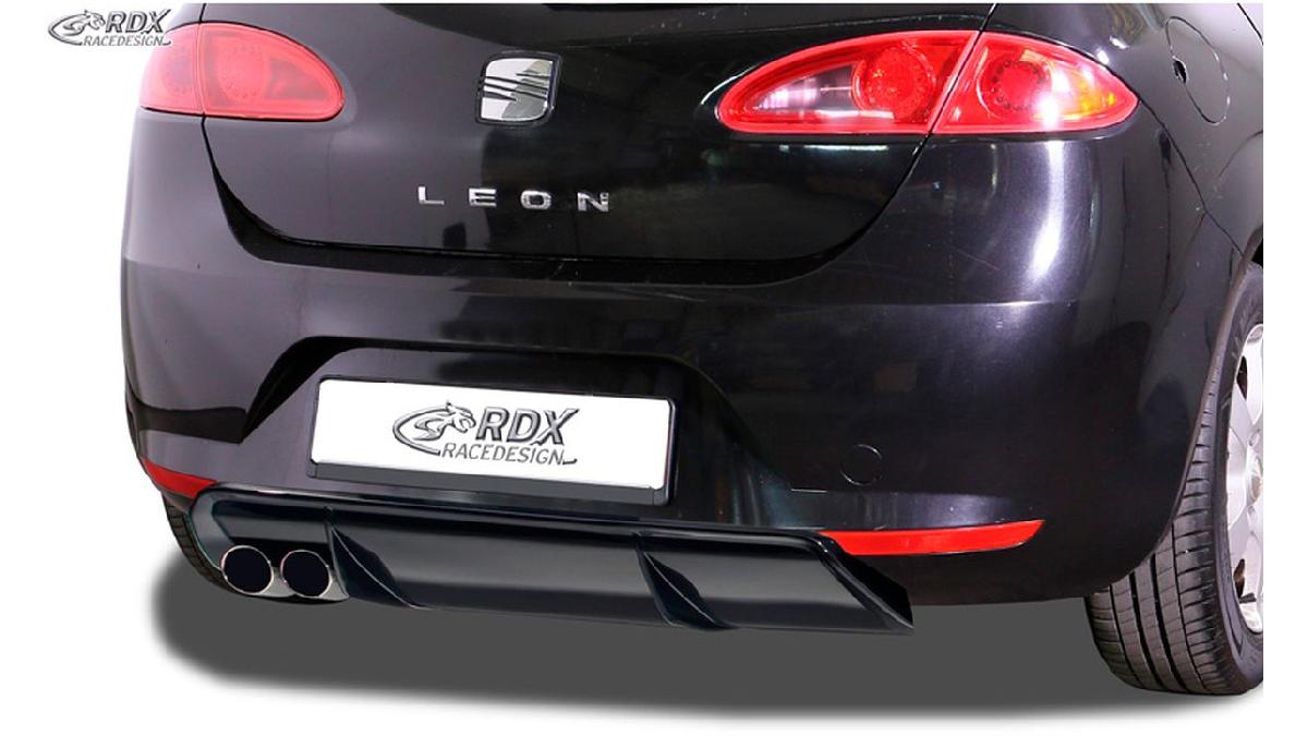 Jupe+arri%C3%A8re+%27Diffuseur%27+sur+mesure+pour+Seat+Leon+1P+2005-2008+excl.+FR%2FCupra+%28ABS+noir+luisant%29